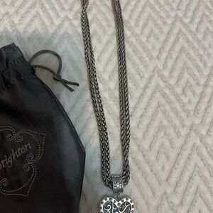 Brighton Silver Filigree Heart Necklace
